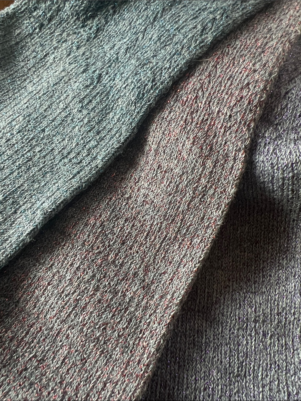 Women’s Over-The-Knee Socks - Heather Gray (3-Pack) - Picture 2 of 3